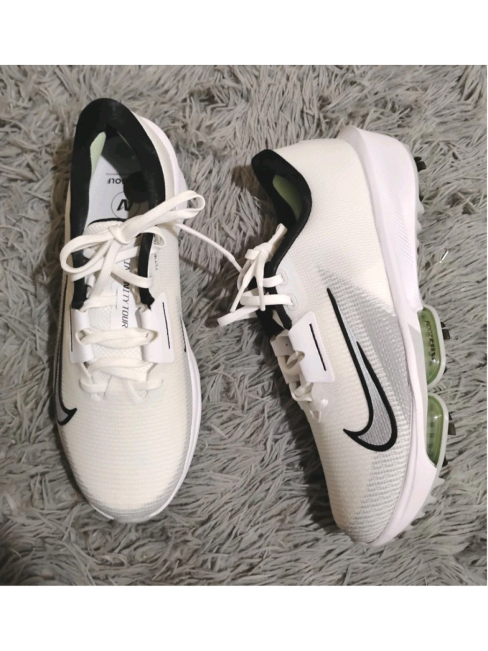 Size 8 Nike Air Zoom Infinity Tour 2 Golf White Black Vapor Green FD0217 100